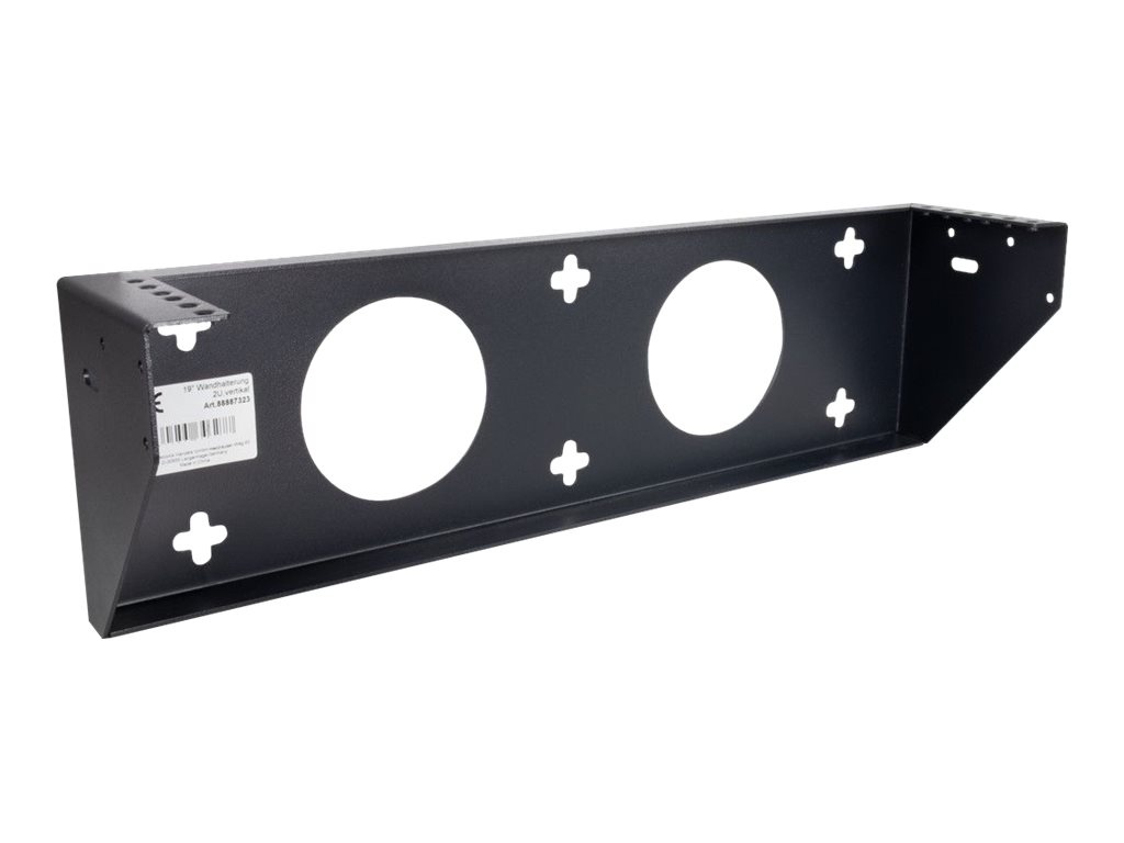 Inter-Tech Halterungsset (vertikal) - geeignet für Wandmontage - RAL 9005 -...