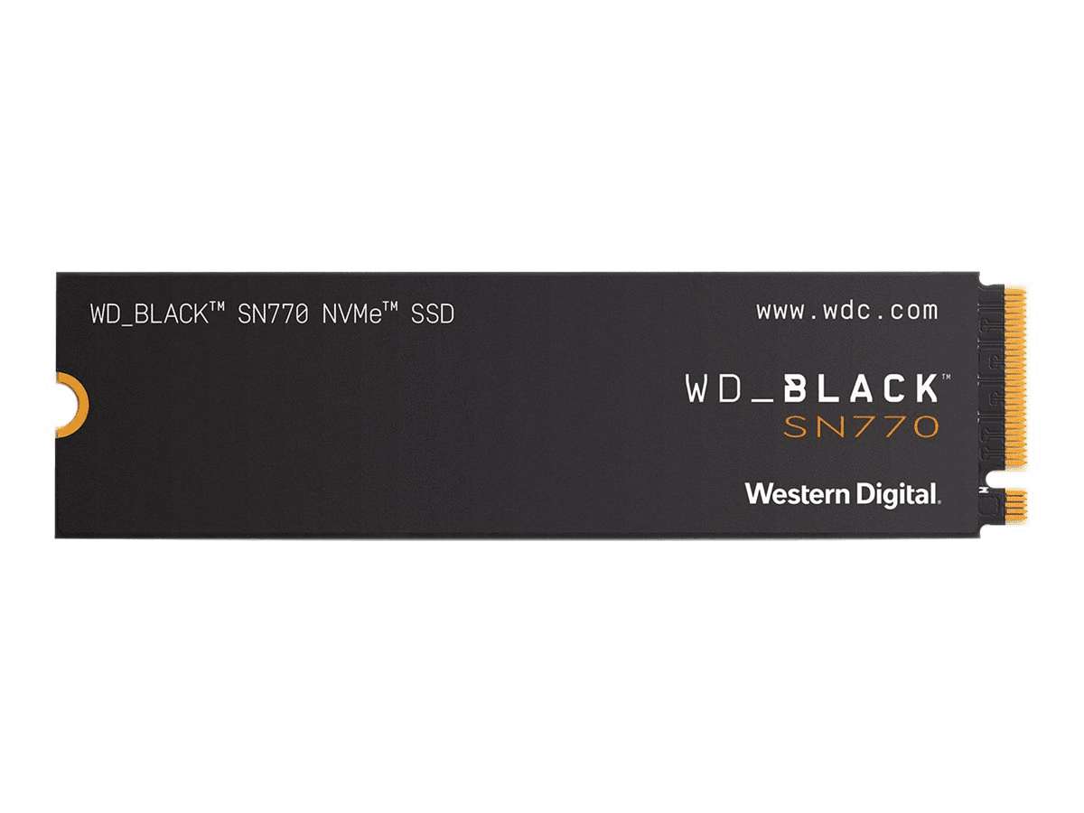Western Digital WD_BLACK SN770 NVMe SSD 2TB, M.2 2280 / M-Key / PCIe 4.0 x4