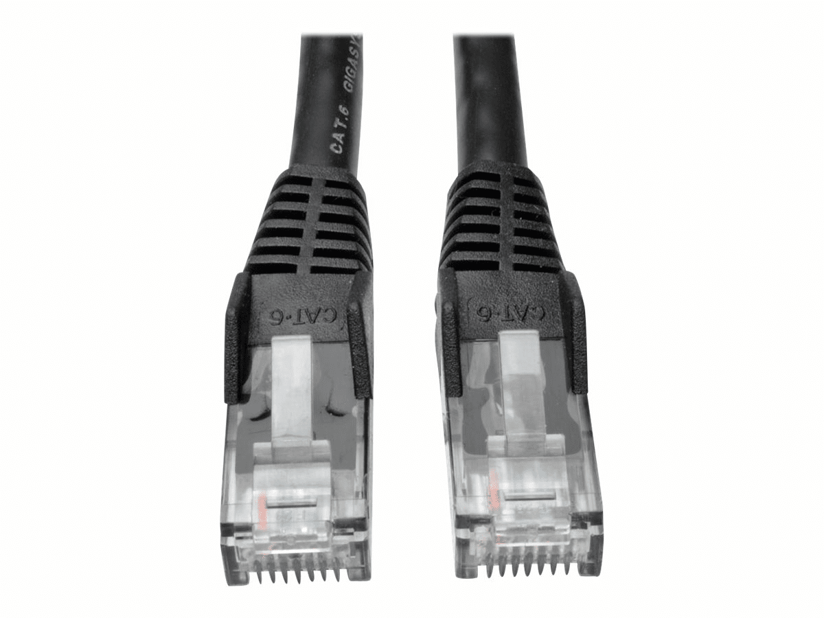 Tripp 5ft Cat6 Gigabit Snagless Molded Patch Cable RJ45 M/M Black 5 -...