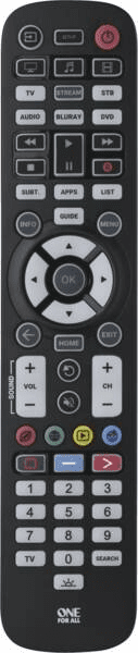 One for All Fernbedienung SteriTouch 6 mit Blacklight