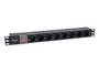 Equip Steckdosenleiste 19 1HE 8fach IEC C14 1.8m Schalt. sw -...