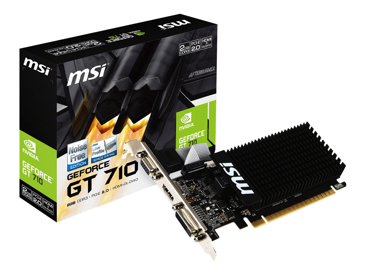 MSI GT 710 2GD3H LP - VGA - PCI-E x16