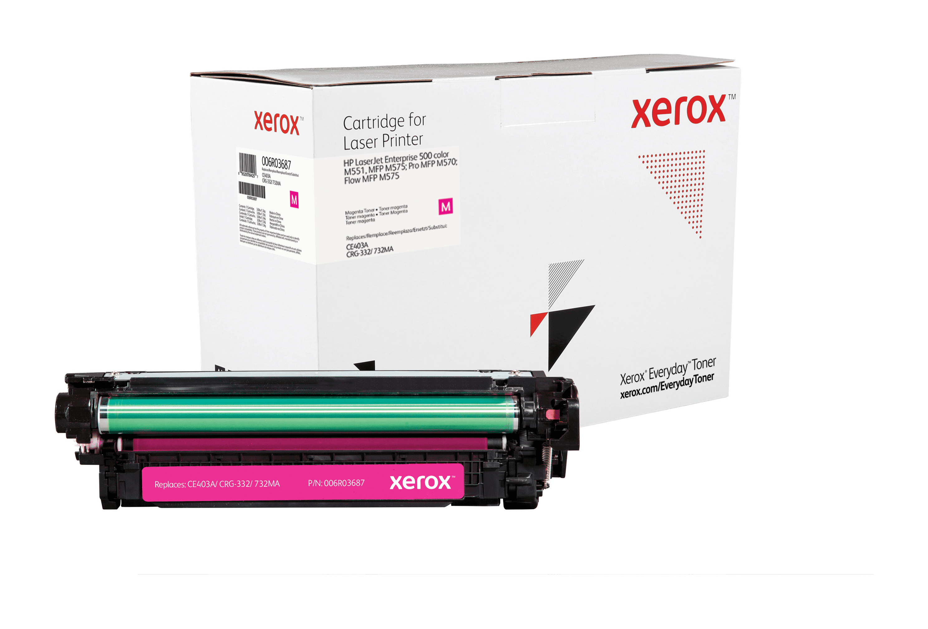 XEROX Toner magenta kompatibel zu HP CE403A ca. 6.000 Seiten