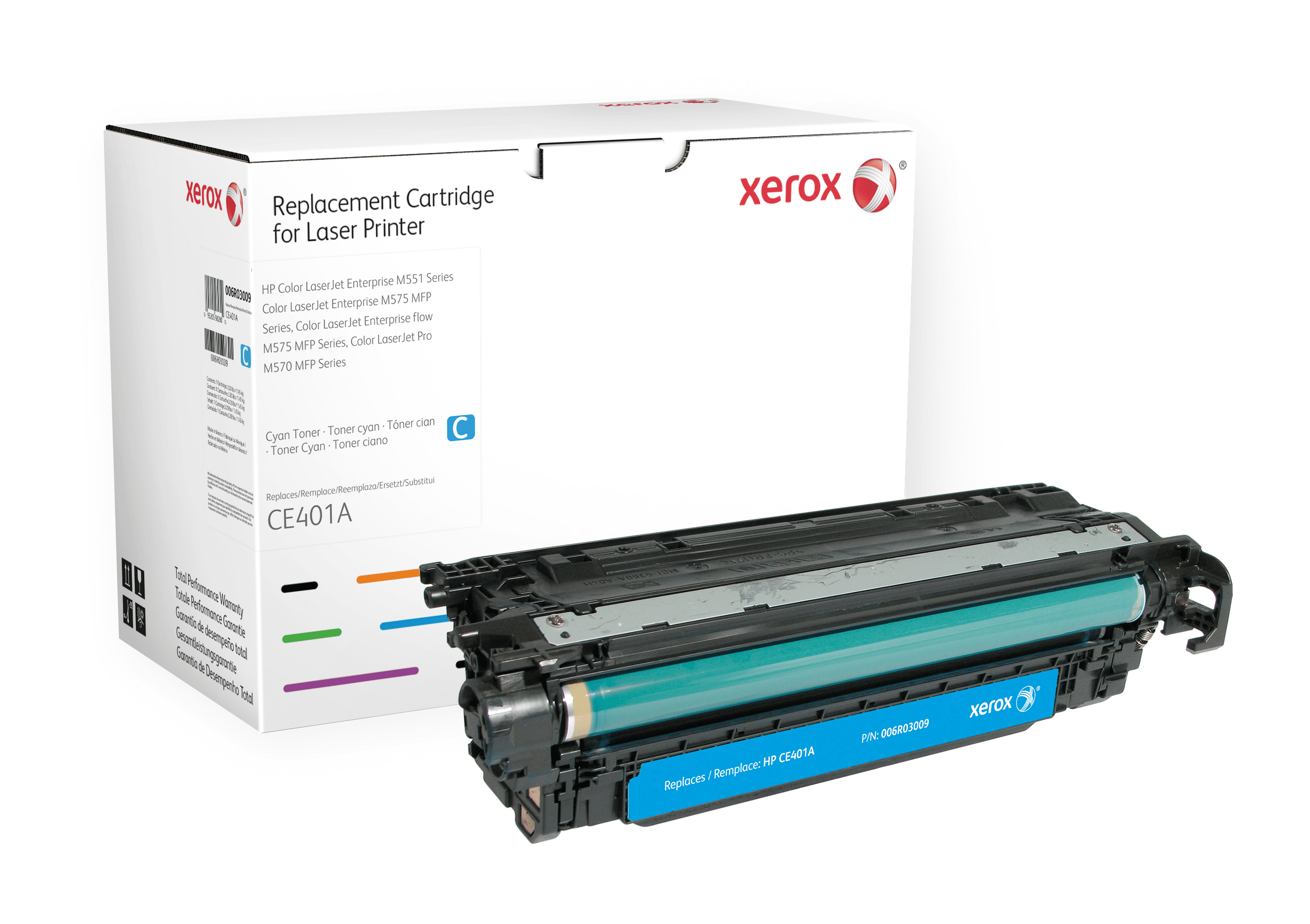 XEROX Toner cyan  kompatibel zu HP CE401A ca. 6000 Seiten