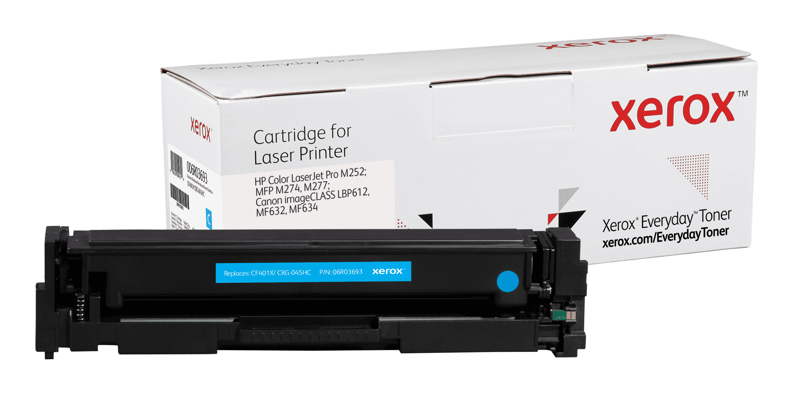 XEROX Toner cyan kompatibel zu HP CF401X, Canon CRG-045HC ca. 2300 Seiten