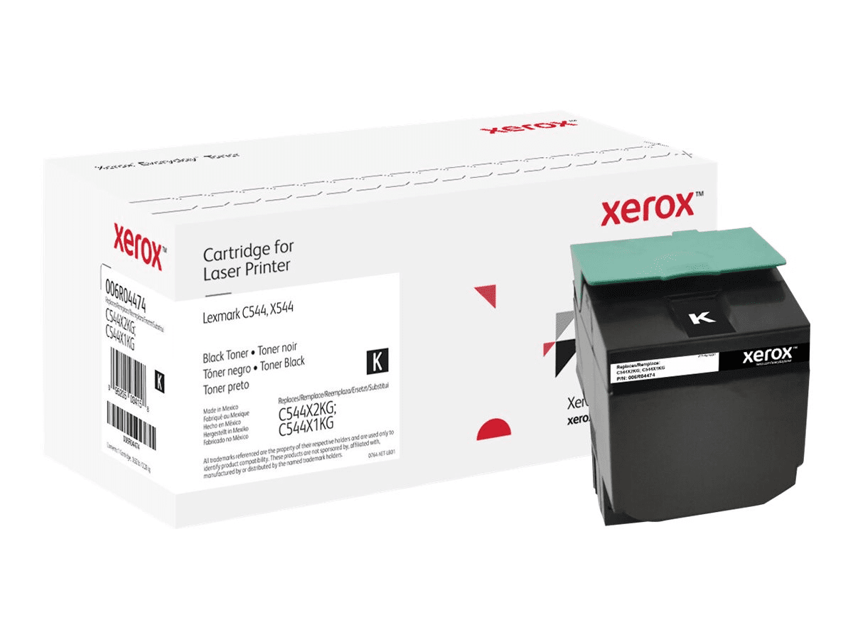 XEROX Toner black kompatibel zu Lexmark  C544X1KG, Lexmark C544X2KG ca. 6000...