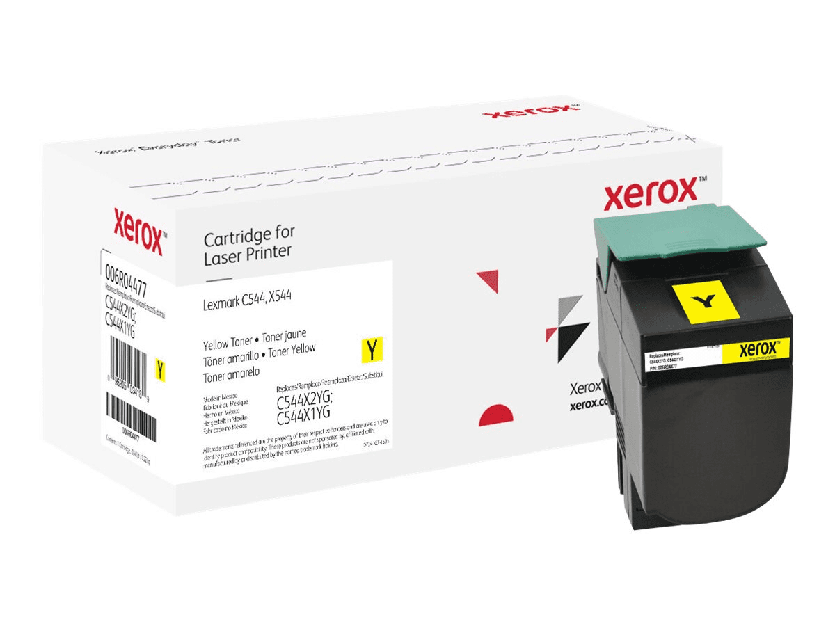 XEROX Toner yellow kompatibel zu Lexmark C544X1YG, Lexmark C544X2YG ca. 4000...