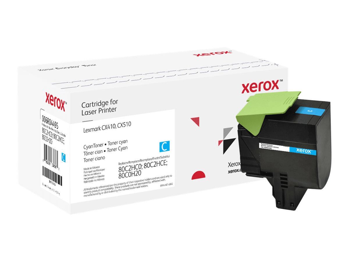 XEROX Toner cyan kompatibel zu Lexmark80C2HC0, Lexmark 80C0H20, Lexmark...