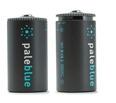 Pale Blue Rechargeable Batterie DType USB-C 5000mAh 1x2