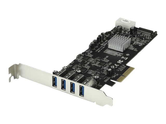 StarTech.com 4 Port USB 3.0 SuperSpeed PCI Express Schnittstellenkarte mit 4...