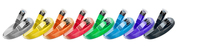 SLIM Slimpatchkabel CAT6A, UFTP, 1m, blau