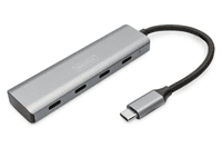 DIGITUS USB-C 4 Port HUB 4x USB-C 3.1 Gen1 5Gbps