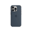 Apple iPhone 15 Pro Silikon Case mit MagSafe, sturmblau