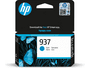 HP Tinte cyan Nr. 937 (4S6W2NE ) ca. 800 Seiten