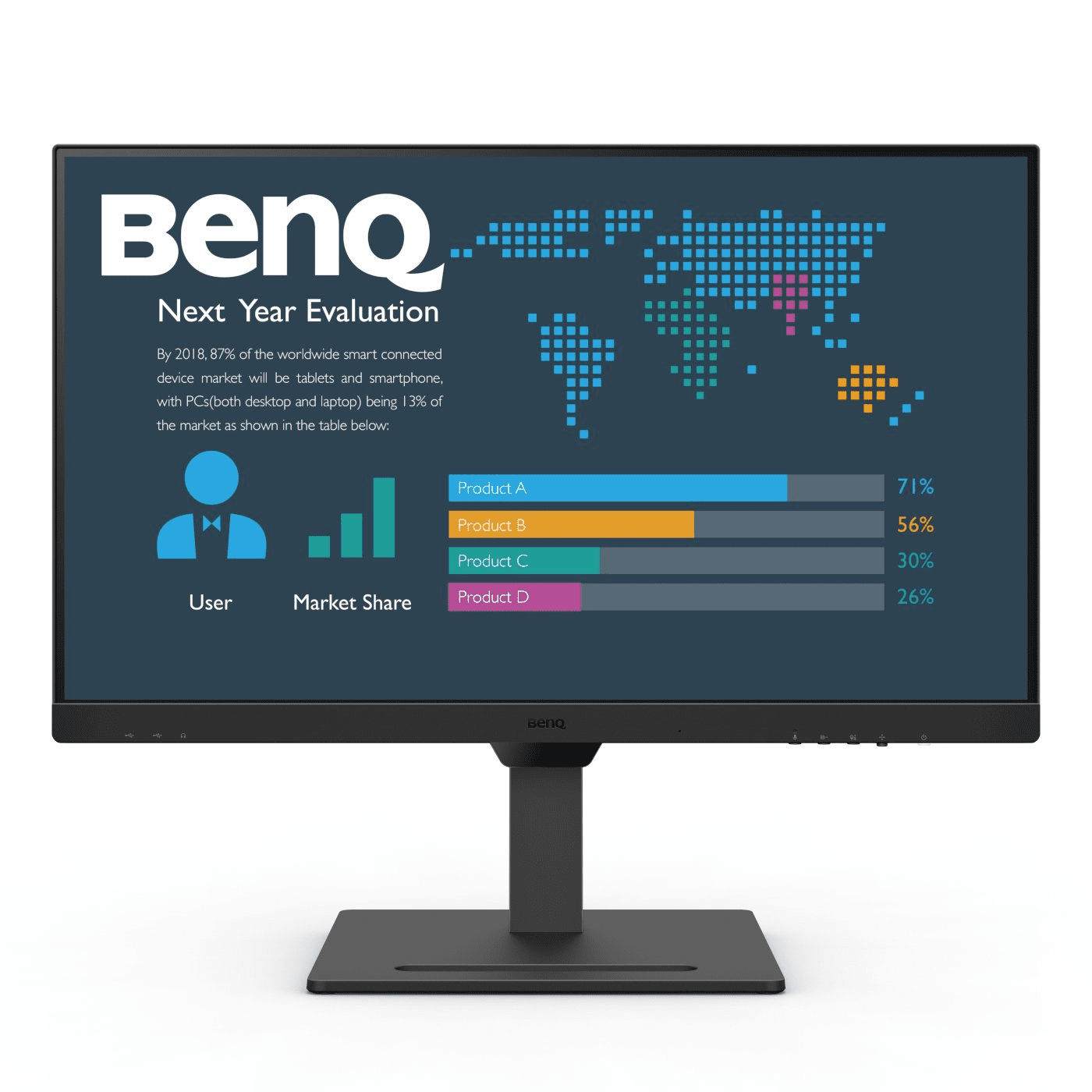 BenQ BL2790QT, 27 2K IPS, 75Hz, 99% sRGB, 5ms, höhenverstellbar, Pivot,...