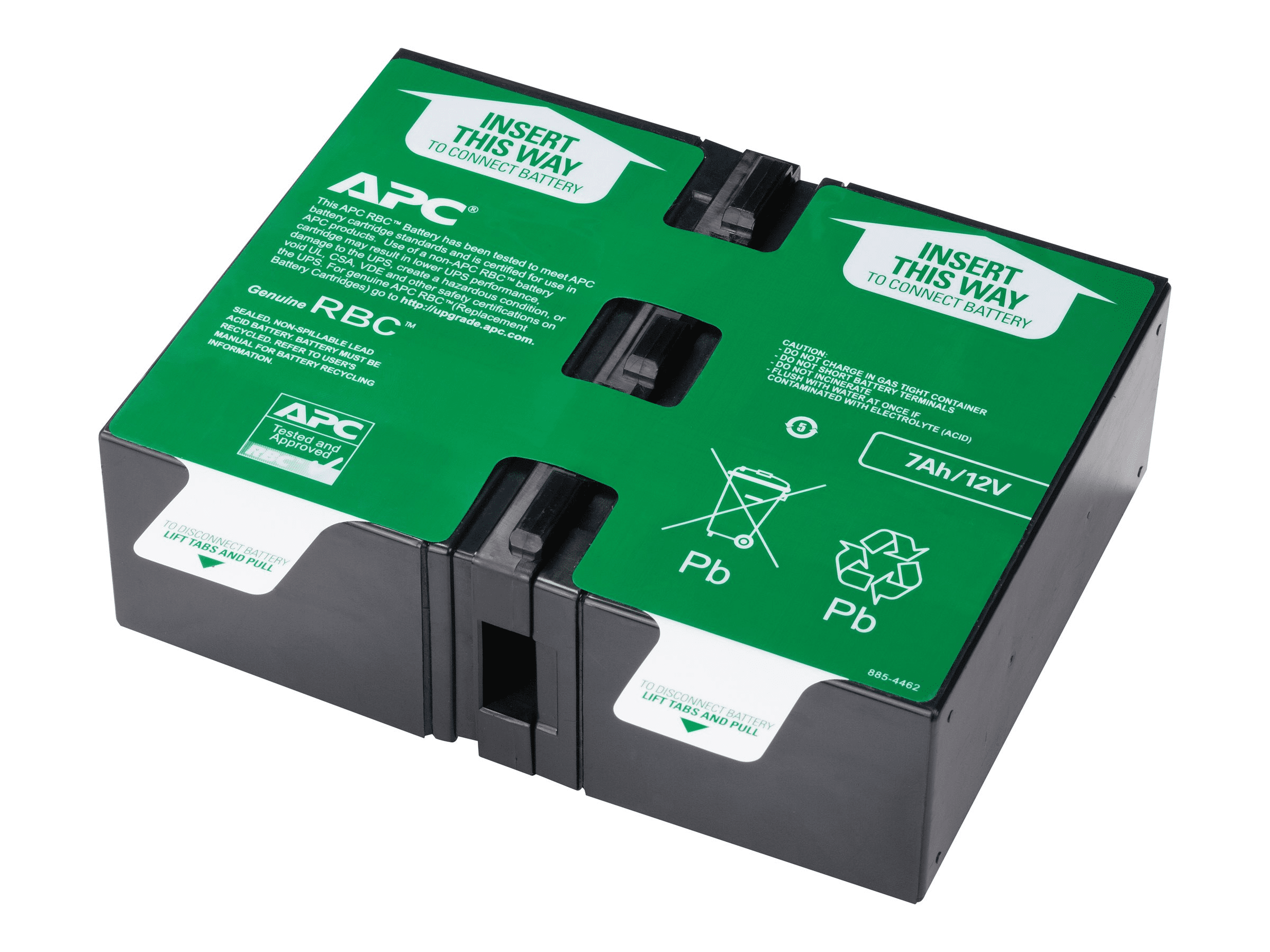 APC Replacement Battery Cartridge #123 - Batterie - Blei / Säure