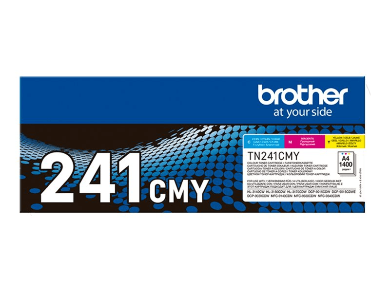 Brother Multipack TN241 C/M/Y ca. 1.400 Seiten