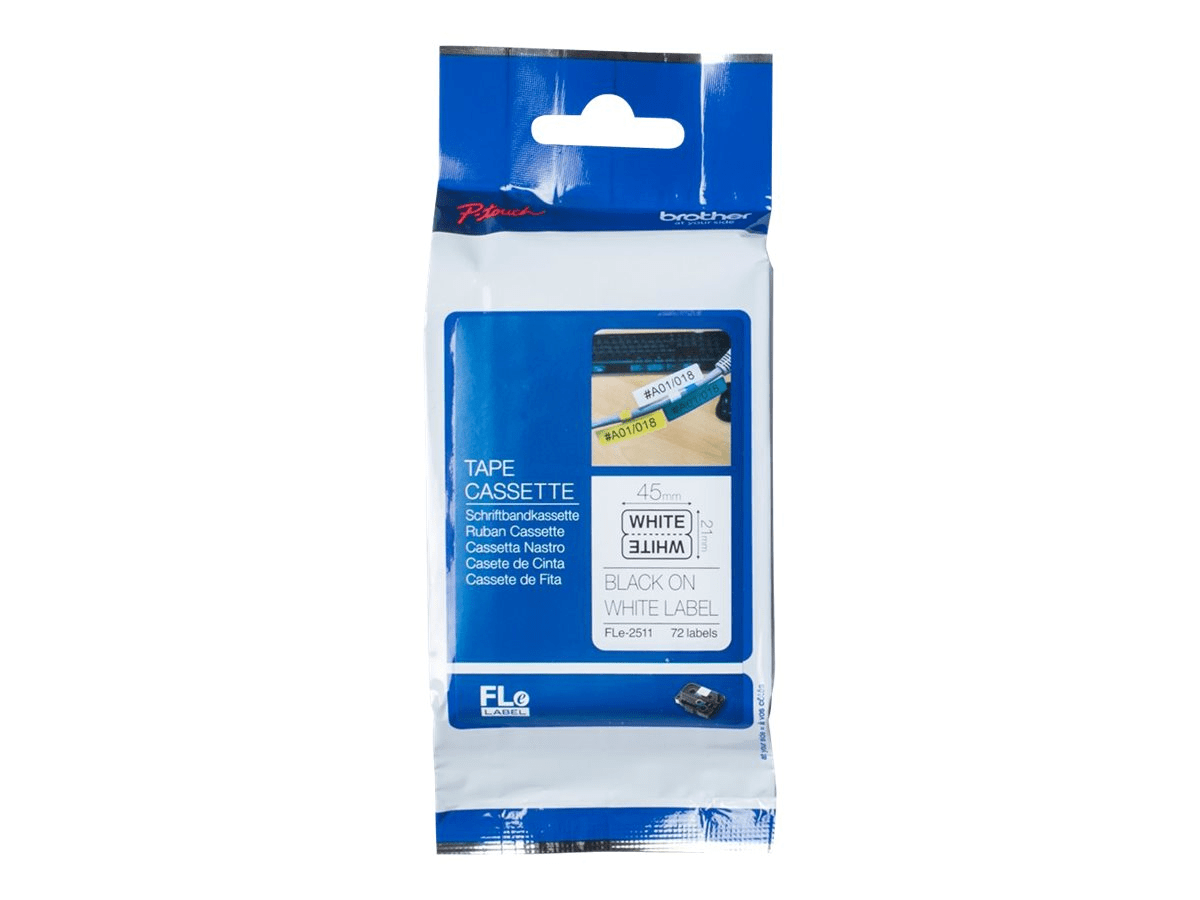 Brother FLE2511, weiß, 72 Etiketten