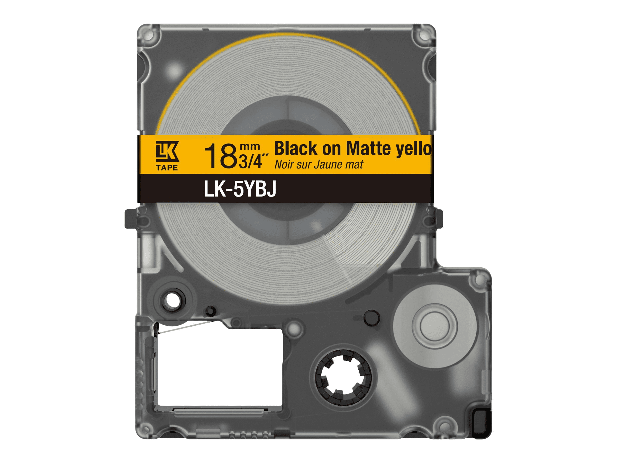 Epson Matte Yellow/Black 18mm LK-5YBJ