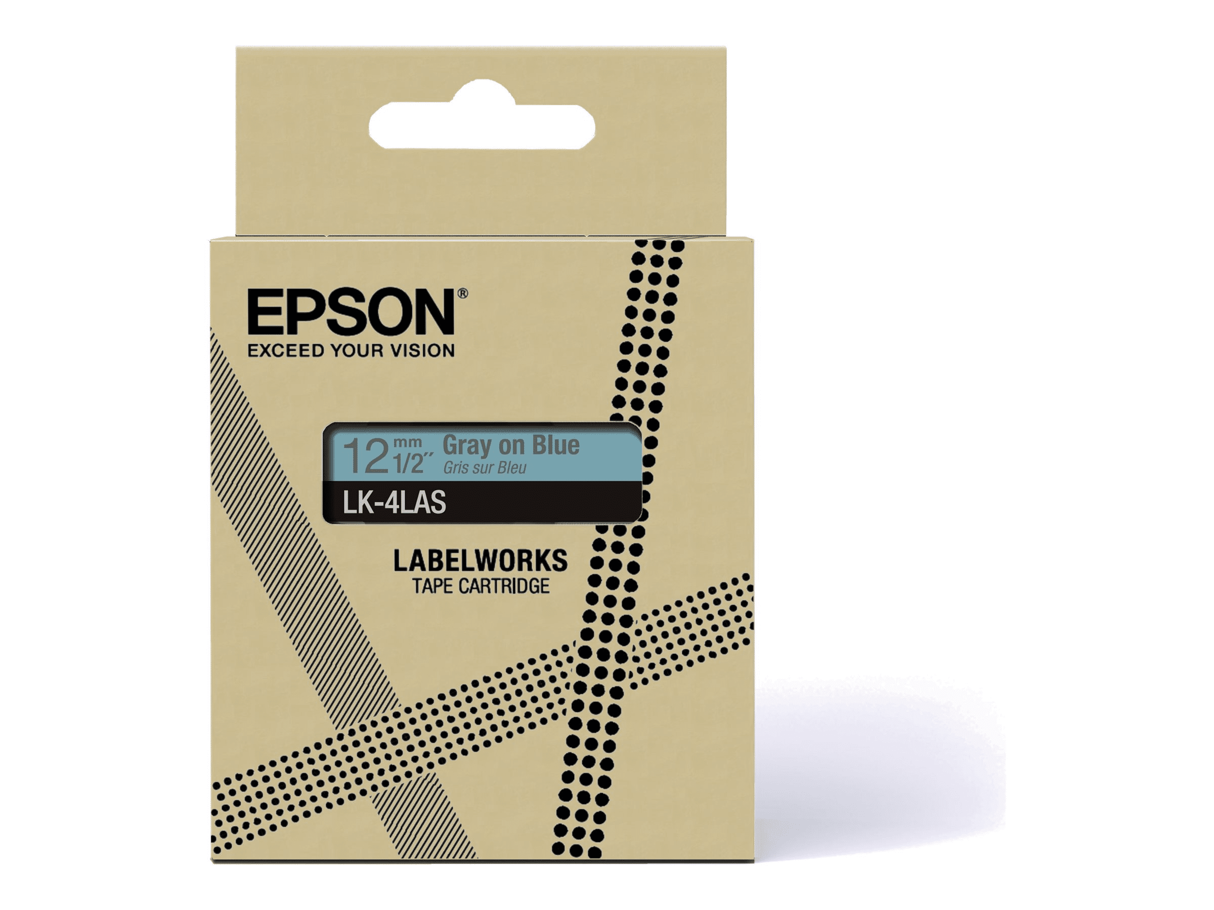 Epson Soft Blue/Gray 12mm LK-4LAS
