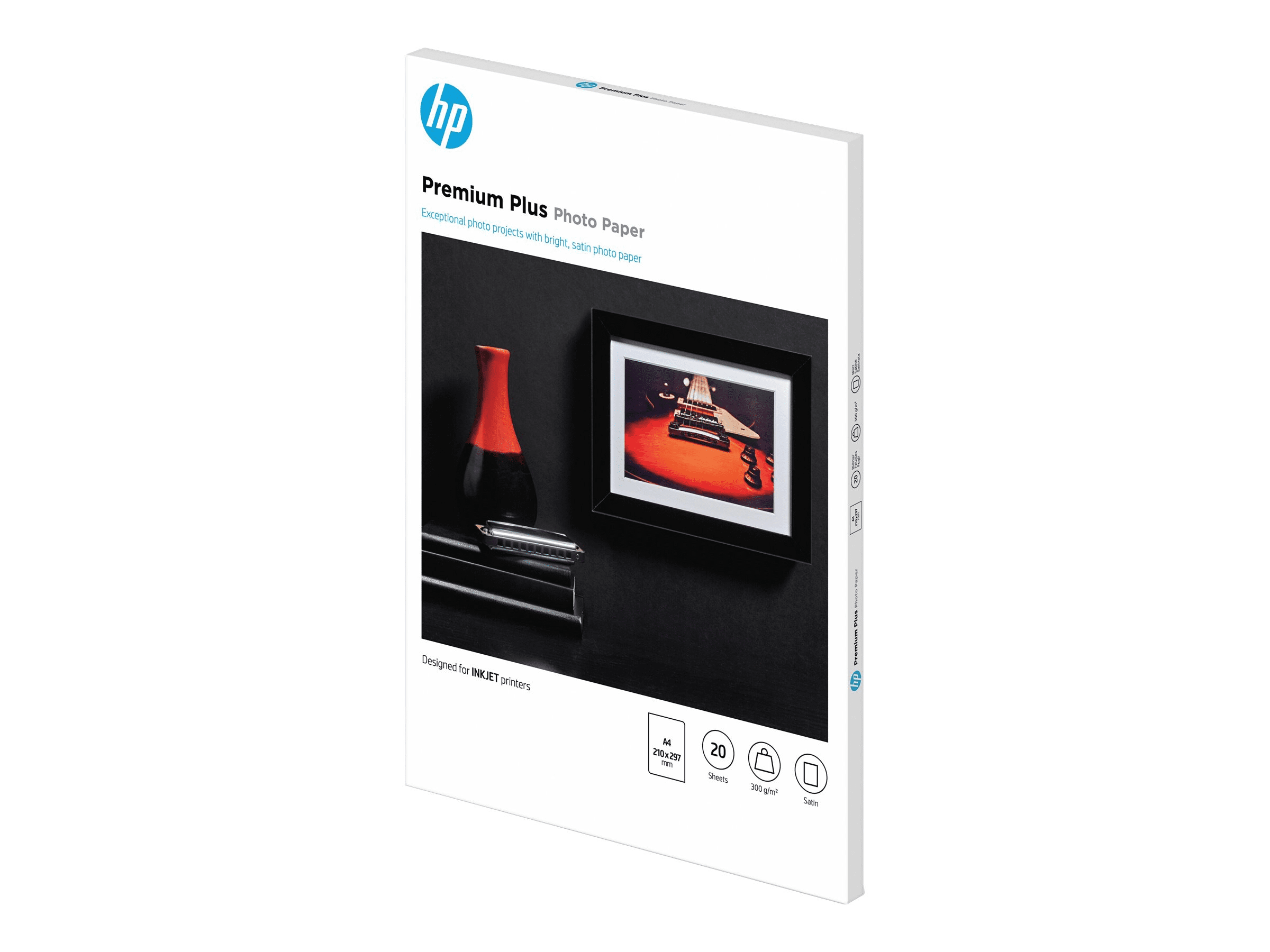 HP Premium Plus Fotopapier seidenmatt   20 Blatt/A4 - 300 g/m²