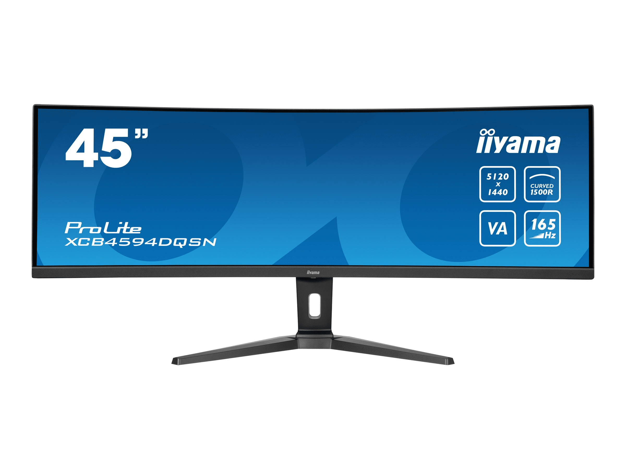 iiyama ProLite XCB4594DQSN-B1, 45, DQHD (5120x1440), VA, 165Hz, HDMI, DP,...