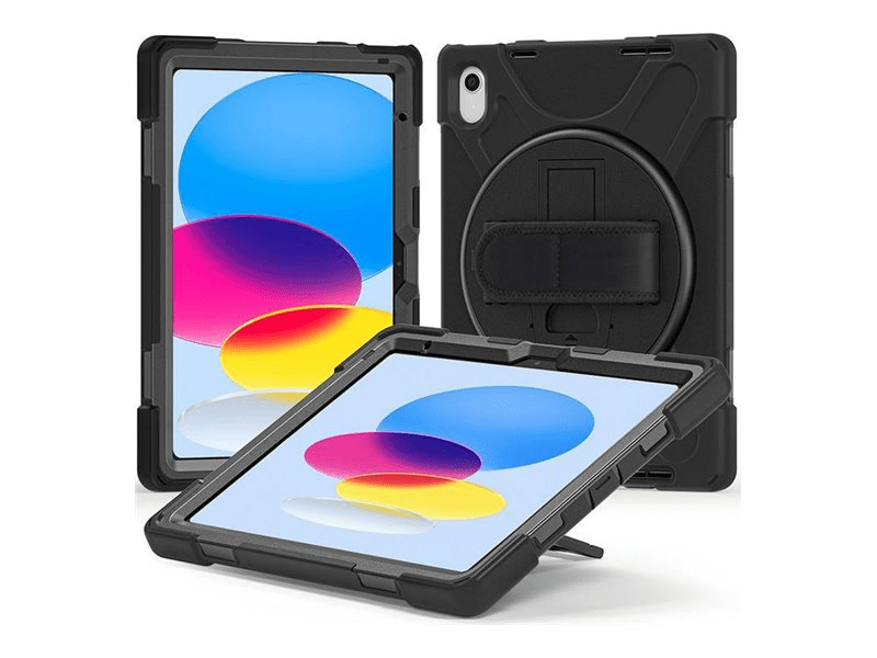 eSTUFF CHICAGO Full Body Defender Case for iPad 10.9 10th Gen 2022 - Black