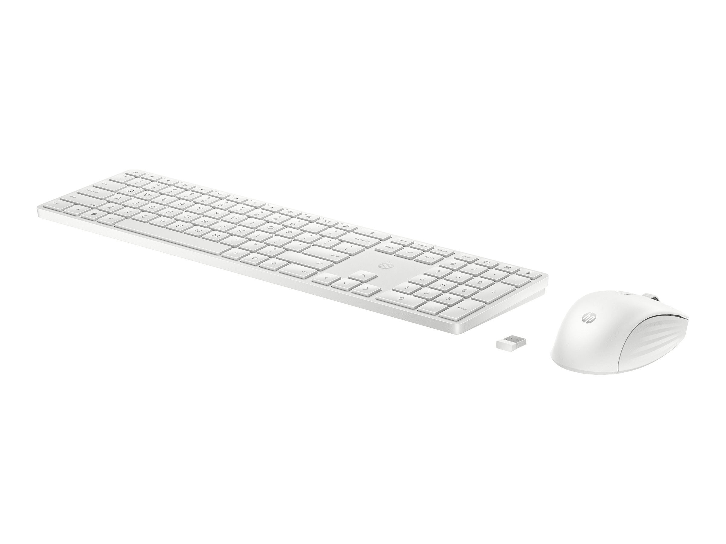 HP 655 Wireless Keyboard and Mouse Combo, weiß, USB, DE