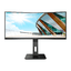 AOC 34 VA Curved Monitor 3440 x 1440 100Hz Displayport HDMI USB hub 1ms...