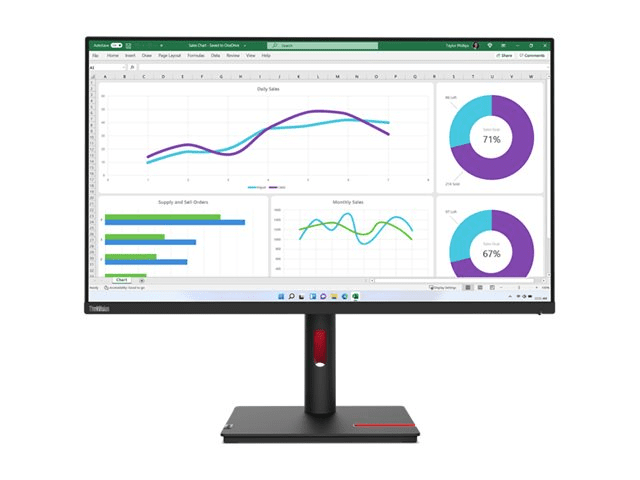Lenovo ThinkVision T32h-30, 31.5, WQHD (2560x1440), IPS, 60Hz, HDMI, DP,...