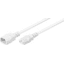 MicroConnect PE040630W Weiß 3m C14-Koppler C13-Koppler Stromkabel