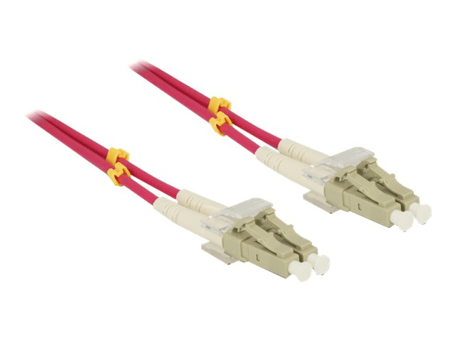 Delock LC - LC - 1m 1m LC LC Violett Glasfaserkabel