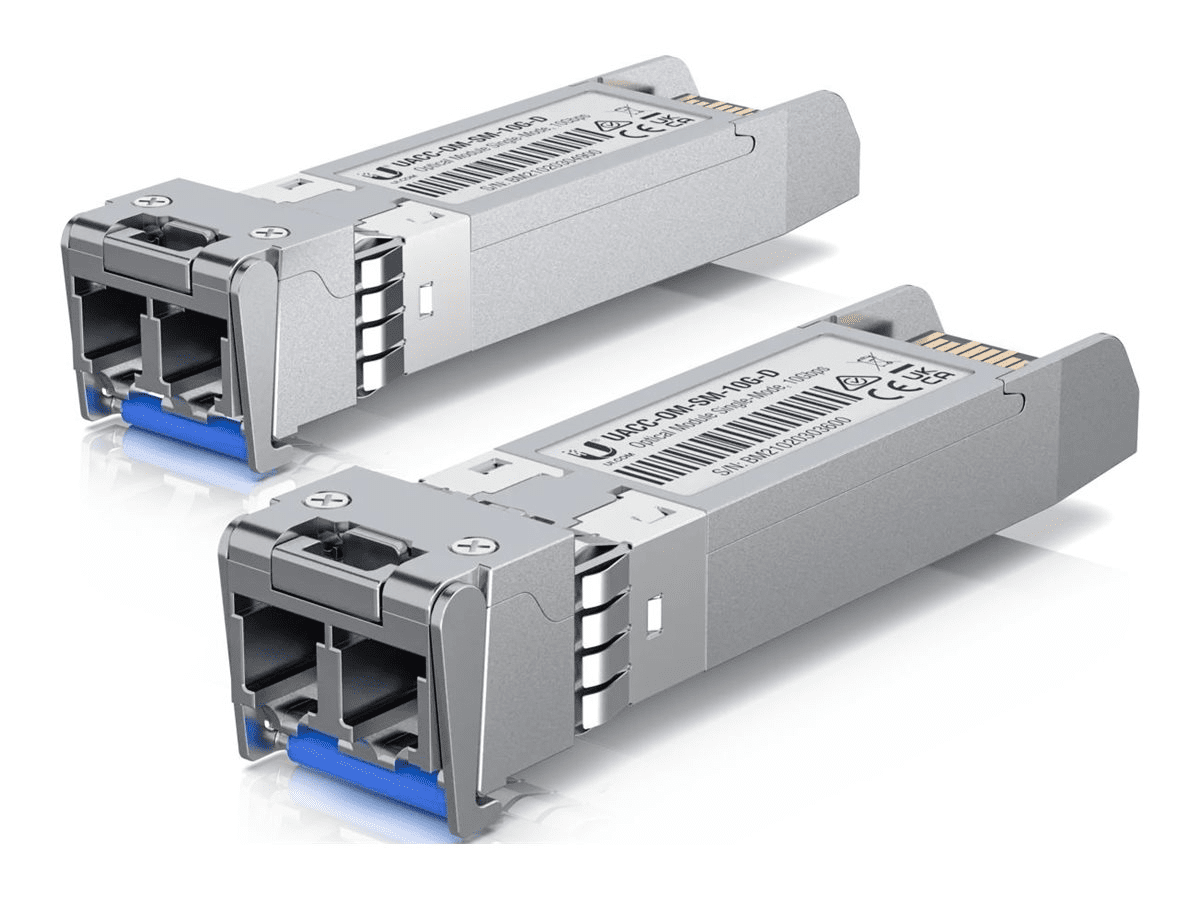 Ubiquiti UniFi UACC 10G LAN-Transceiver, LC-Duplex SM 10km, SFP+, 2er-Pack