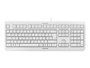 Cherry KC 1000 - Tastatur - Laser - 105 Tasten - Grau