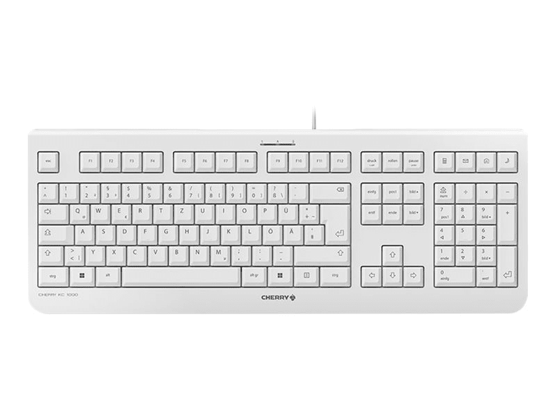 Cherry KC 1000 - Tastatur - Laser - 105 Tasten - Grau