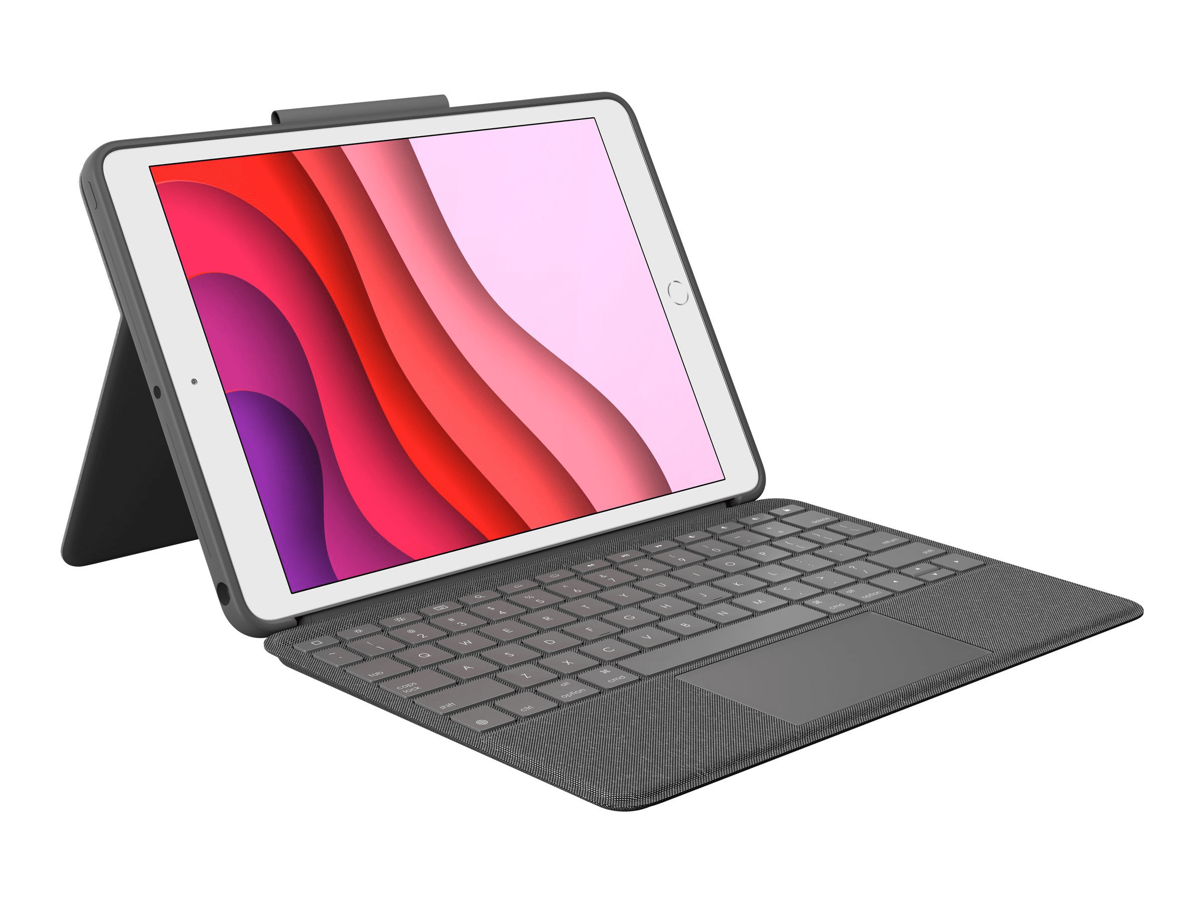Logitech Combo Touch - Tastatur und Foliohülle - mit Trackpad -...