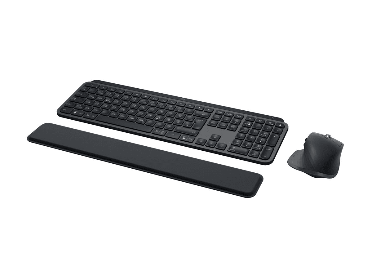 Logitech MX Keys Combo for Business Gen 2, schwarz, Logi Bolt, USB/Bluetooth, DE