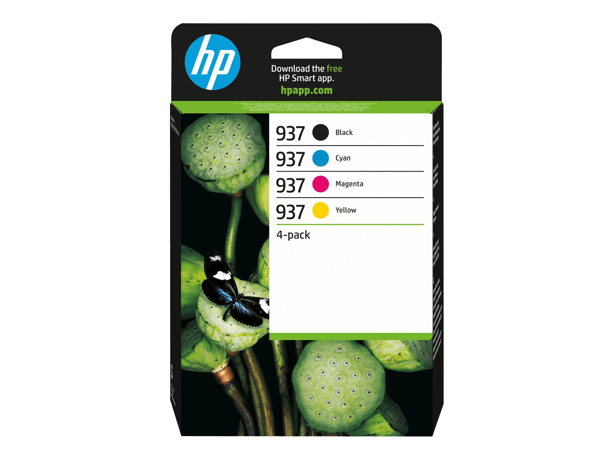 HP Multipack cyan/mag/yel/black Nr. 937 (6C400NE) ca. 1450 Seiten black & 800...