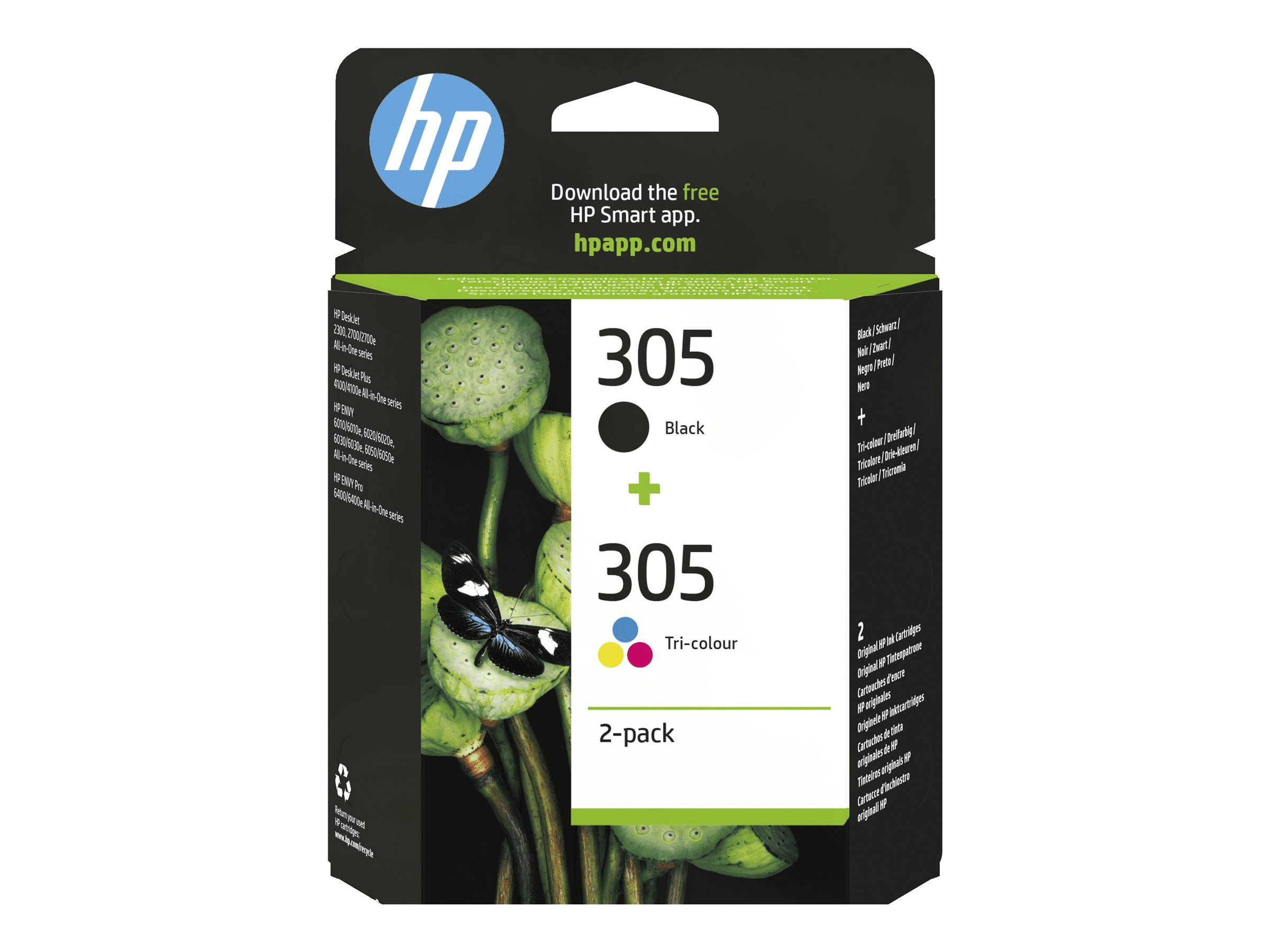 HP Multipack cyan/magenta/yellow/black Nr. 305 (6ZD17AE) ca. 120 & 100 Seiten