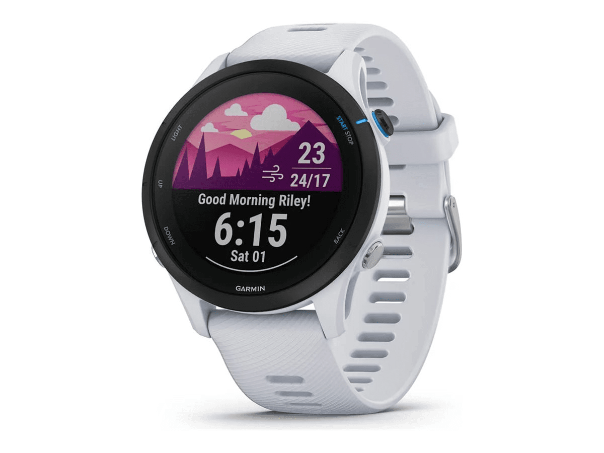 Garmin Forerunner 255 Music - 46 mm - Sportuhr mit Riemen - Silikon -...