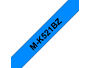 Brother MK521 - Schwarz auf Blau - Rolle (0,9 cm x 8 m)