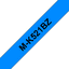 Brother MK521 - Schwarz auf Blau - Rolle (0,9 cm x 8 m)