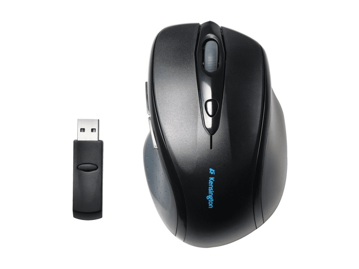 Kensington Pro Fit Full-Size - Maus - 800 dpi Optisch - 5 Tasten - Schwarz