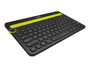 Logitech Multi-Device K480 - Tastatur - 79 Tasten QWERTZ - Schwarz