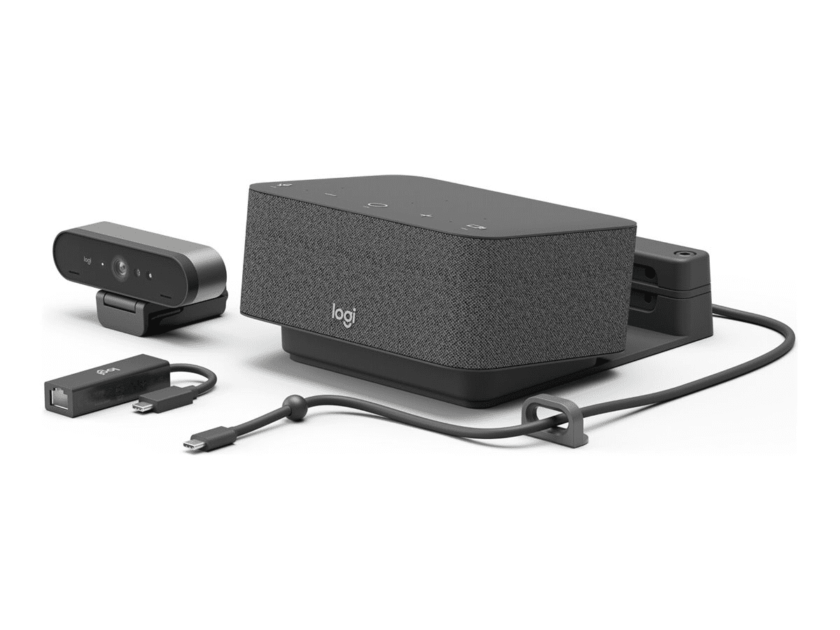 Logitech Logi Dock Focus Room Kit - Kit für Videokonferenzen (Logitech BRIO...