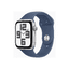 Apple Watch SE GPS 44mm Silver Aluminium Case with Denim Sport Band - M/L