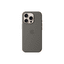 Apple Silikon Case mit MagSafe für iPhone 16 Pro, steingrau