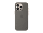 Apple Silikon Case mit MagSafe für iPhone 16 Pro, steingrau