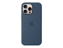 Apple Silikon Case mit MagSafe für iPhone 16 Pro Max, denim