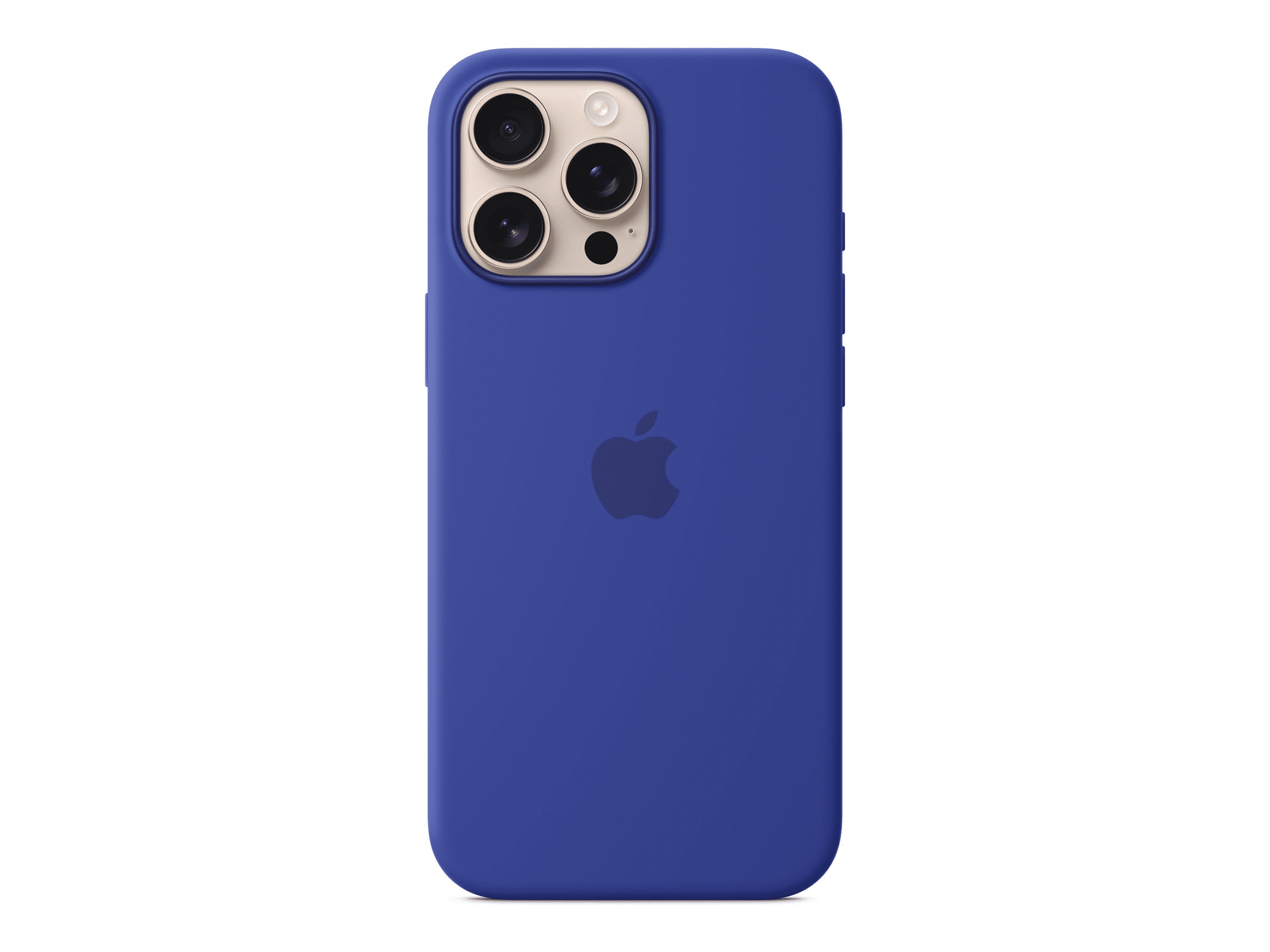 Apple Silikon Case mit MagSafe für iPhone 16 Pro Max, ultramarin